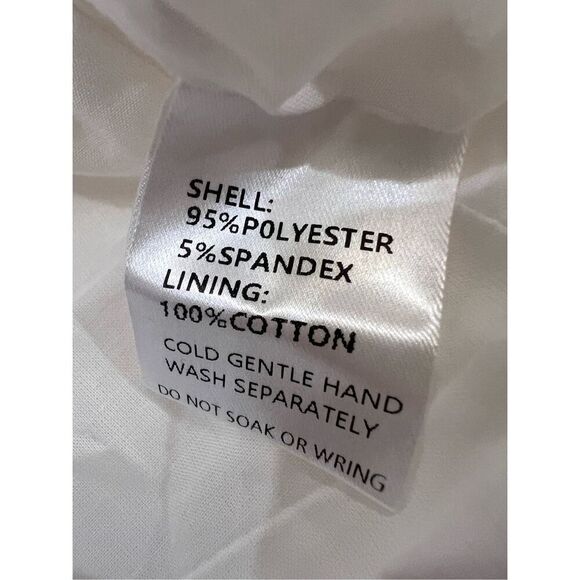 Petal & Pup Women's White Leyton Asymmetric Belted Wide Leg Jumpsuit Sz 12 NWOT - Picture 11 of 12